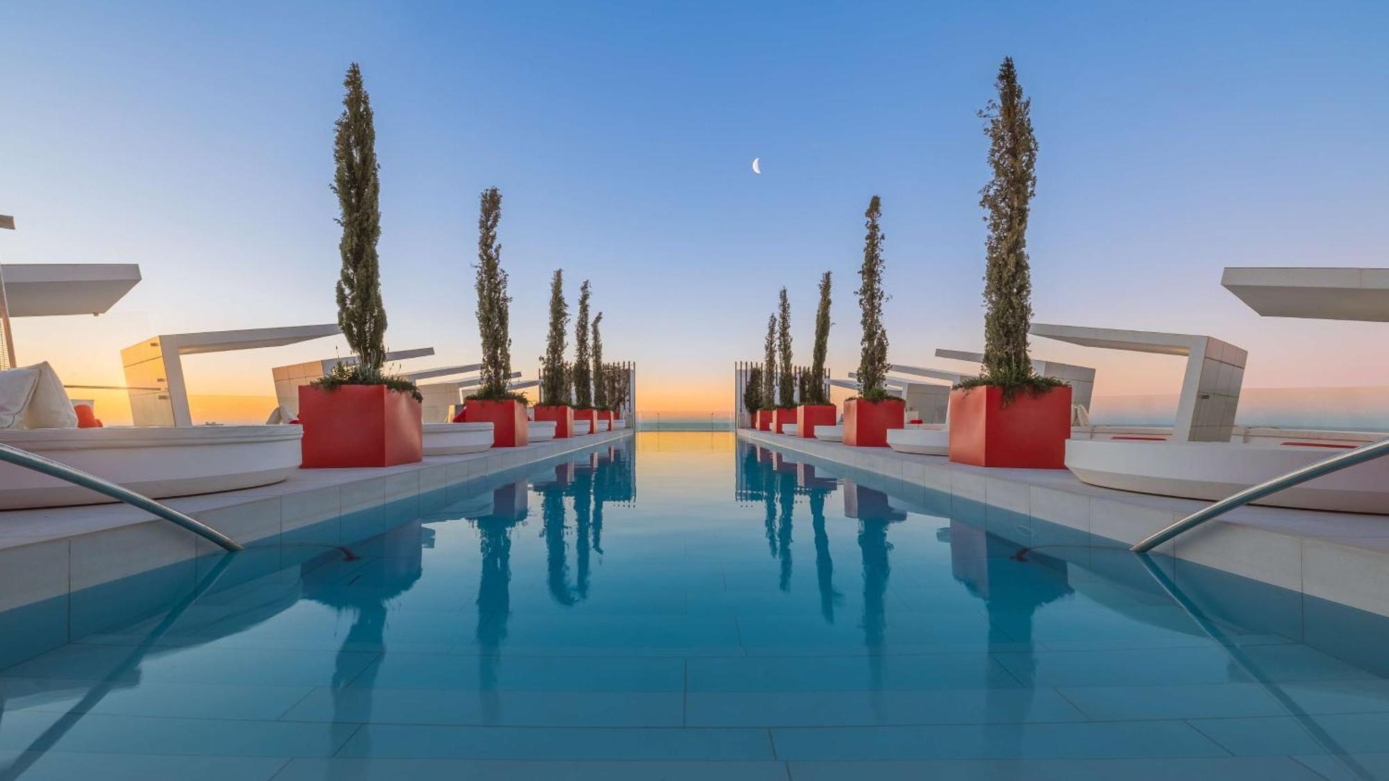 Higueron Hotel Curio Collection By Hilton (Adults Only) Fuengirola Exterior photo The pool at the 12th floor